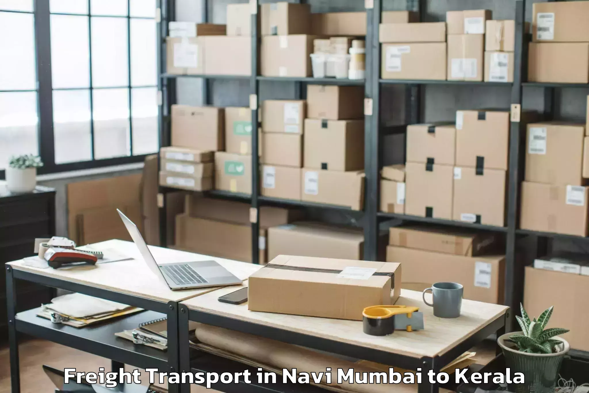 Navi Mumbai to Naduvannur Freight Transport Booking